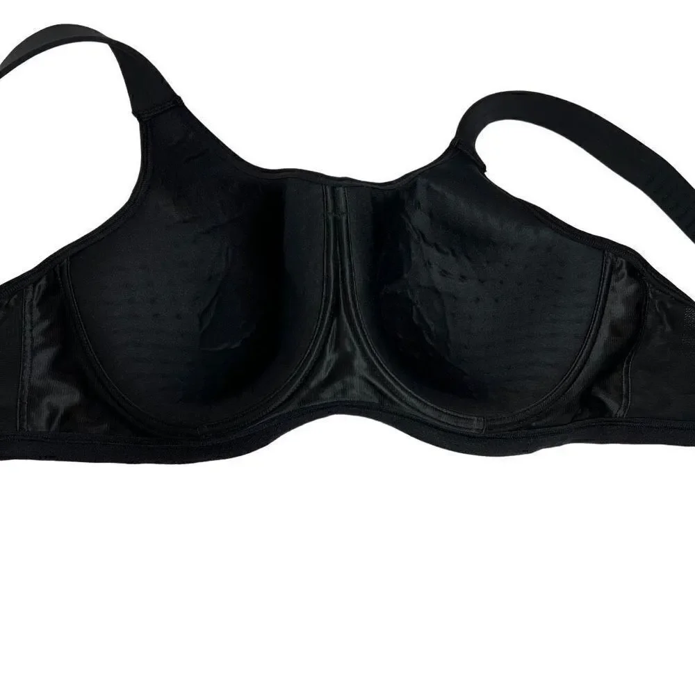Livi active max support underwire gray high impact sports bra size 44DD